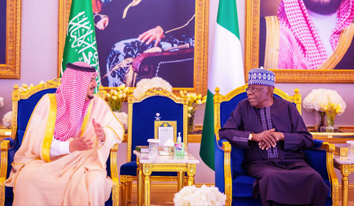 Tinubu in Saudi Arabia