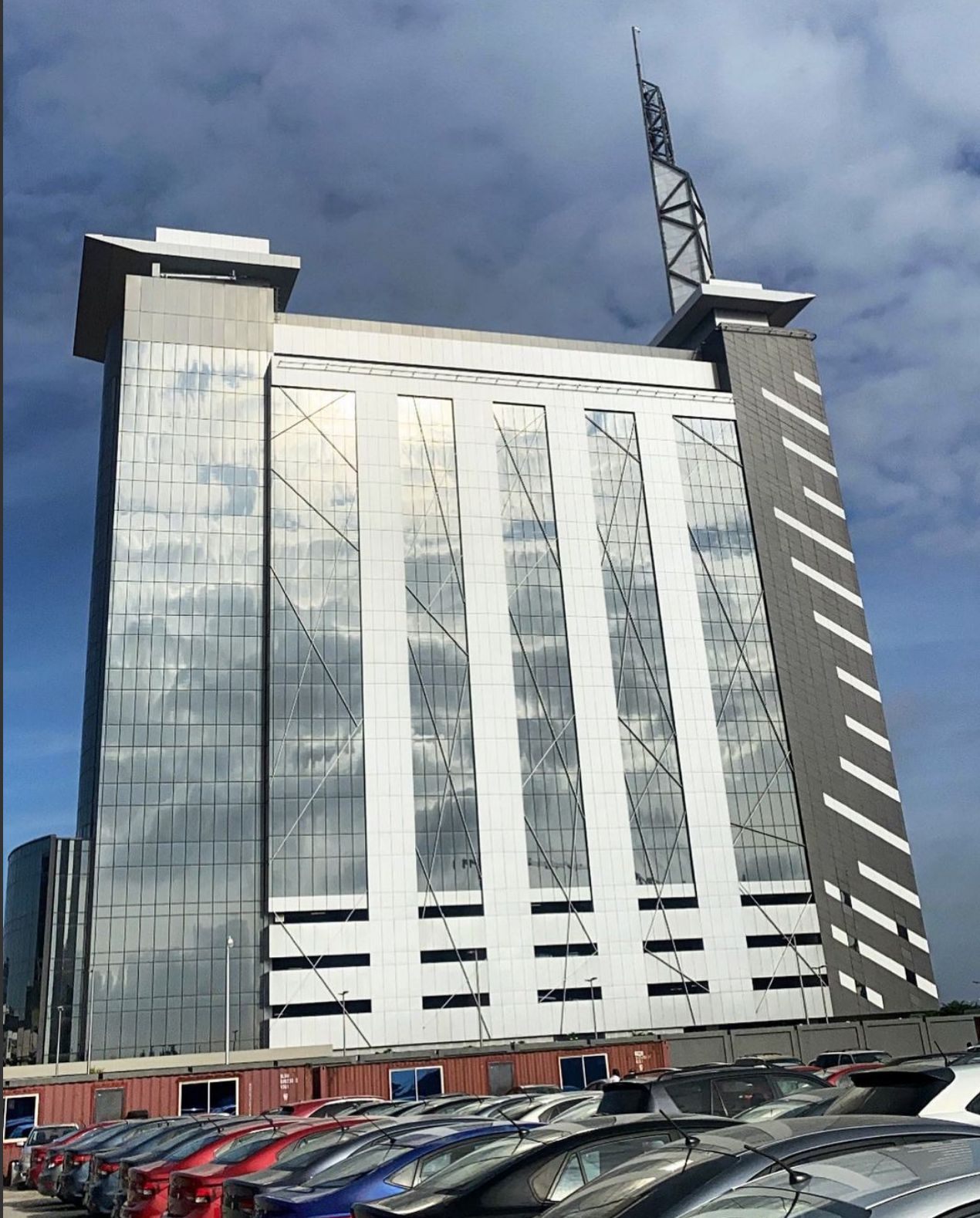 Access Bank Tower, Oniru, Lagos — 2021 archive photograph Access Bank Tower in Lagos