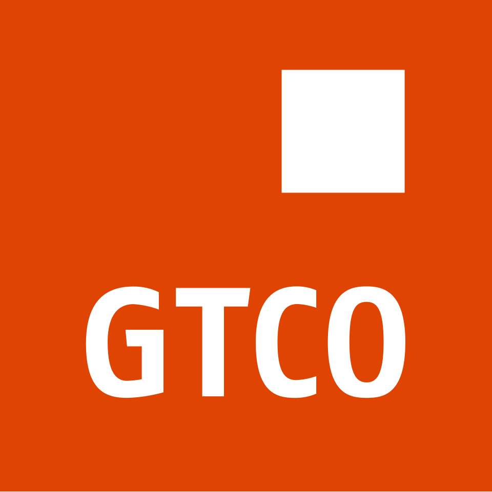 Guaranty Trust Holding Company logo Orange and white GTCO logo